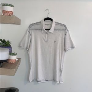 John Varvatos White Polo - Size L